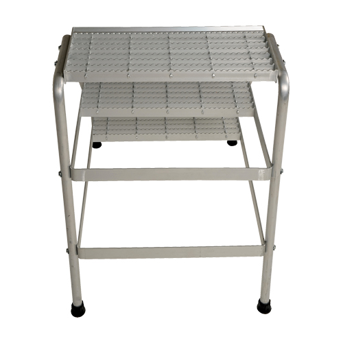 Aluminum Step Stand, 3 Steps, 34-9/16" x 22-13/16" x 30" High Ontario Packaging