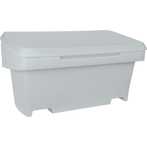 Contenant de rangement robuste pour l'ext&eacute;rieure pour sel et sable, 24" x 48" x 24", 10 pi³, Gris Ontario Packaging