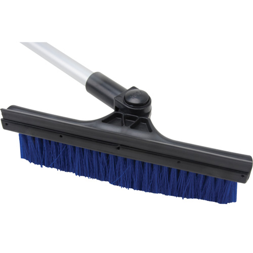 Snow Brush, Telescopic, Polypropylene Blade, 32-1/2" Long, Blue Ontario Packaging