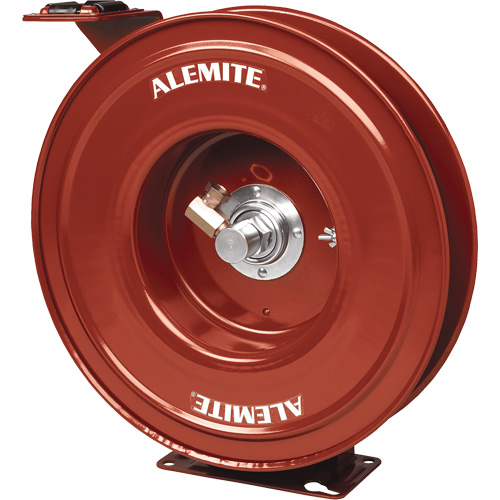 Alemite&reg; Heavy-Duty Hose Reel, Single Hose, 7" W x 19" D x 20-1/4" H Ontario Packaging