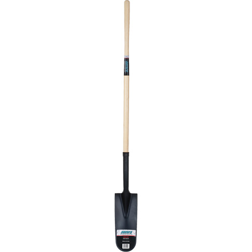 Pelle &agrave; drain robuste, Acier au carbone, Lame 16" x 6", 45" lo, Manche Droit Ontario Packaging