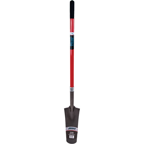 Heavy-Duty Drain Spade, Carbon Steel, 16" x 6" Blade, 45" L, Straight Handle Ontario Packaging