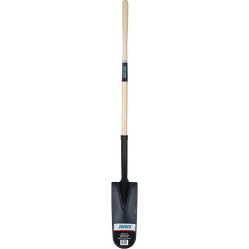Drain Spade Shovel, Tempered Steel, 14" x 6" Blade, 46" L, Straight Handle Ontario Packaging