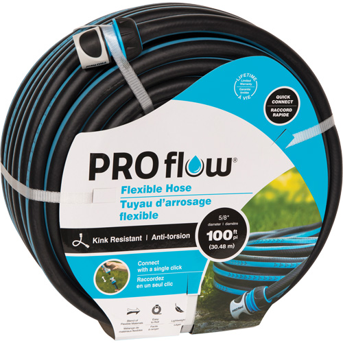 Flexible Hose, Plastic, 5/8" dia. x 50' Ontario Packaging