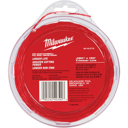 Fil de taille-bordures de 0,08" x 150' Ontario Packaging