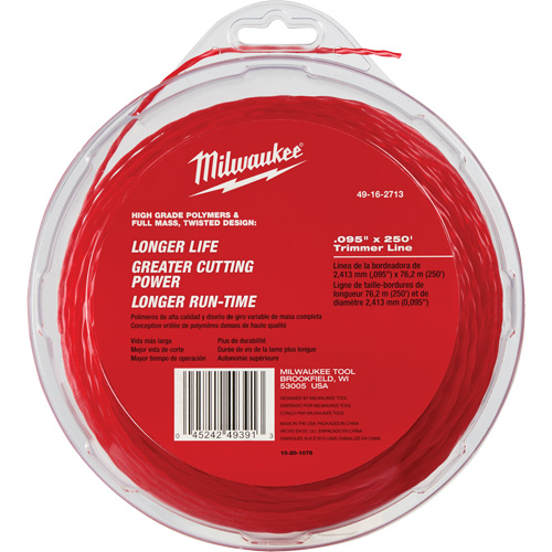 0.095" x 250' Trimmer Line Ontario Packaging