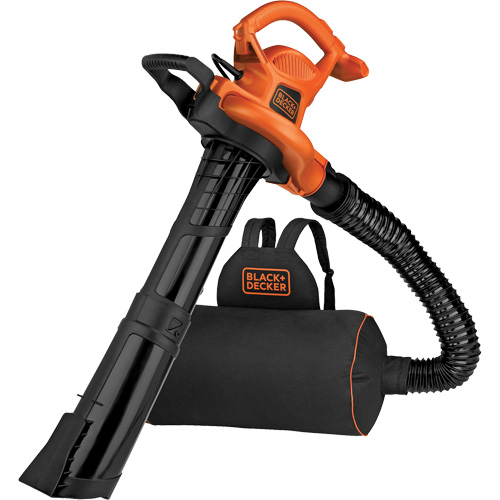 Souffleur/aspirateur/broyeur de feuilles 3-en-1 VacPack, Vitesse d'air 250 mi/h, &eacute;lectrique Ontario Packaging