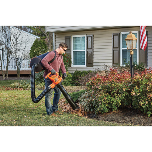 Souffleur/aspirateur/broyeur de feuilles 3-en-1 VacPack, Vitesse d'air 250 mi/h, &eacute;lectrique Ontario Packaging