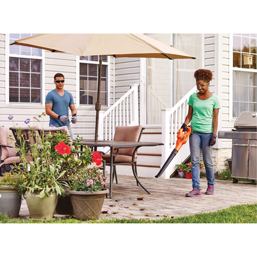 Max* Cordless Sweeper Kit, 20 V, 130 MPH Output, Battery Powered Ontario Packaging
