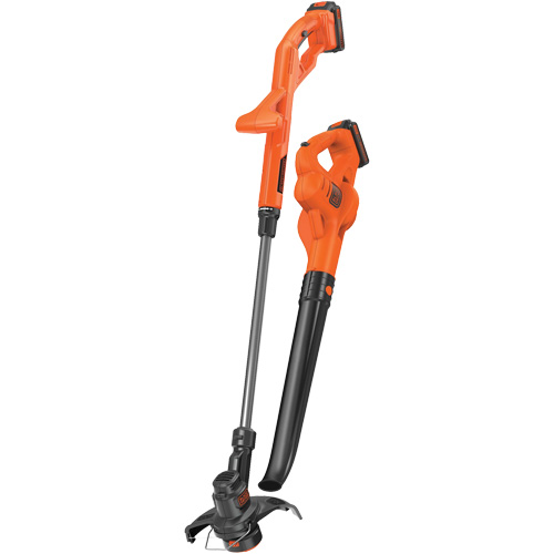Max* String Trimmer/Edger & Hard Surface Sweeper Combo Kit, 10", Battery Powered, 20 V Ontario Packaging