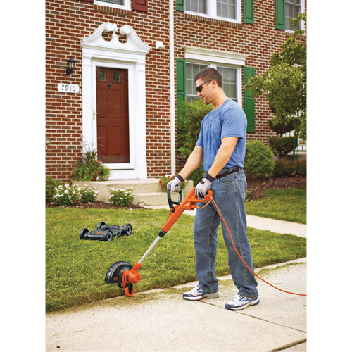 3-in-1 Compact Mower, Push Walk-Behind, Electric, 12" Cutting Width Ontario Packaging