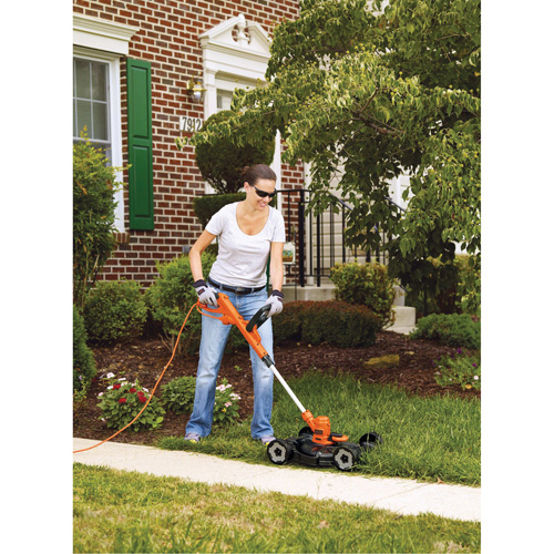 3-in-1 Compact Mower, Push Walk-Behind, Electric, 12" Cutting Width Ontario Packaging