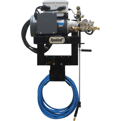 230V Wall Mounted Hot & Cold Water Pressure Washer, Electric, 1900 PSI, 4 GPM Ontario Packaging