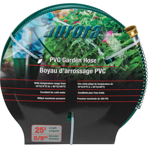 Tuyau de jardin, PVC, 5/8" dia x 25' Ontario Packaging