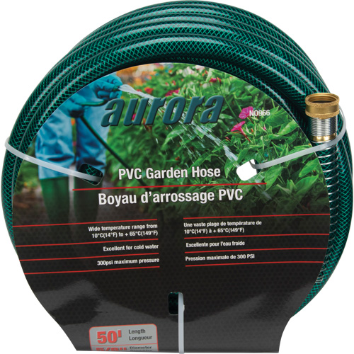Garden Hose, PVC, 5/8" dia. x 50' Ontario Packaging