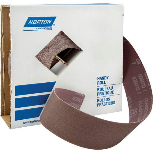 Shop Rolls - Metalite K225 Shop Rolls, Aluminum Oxide, 2" W x 150' L, 400 Grit Ontario Packaging