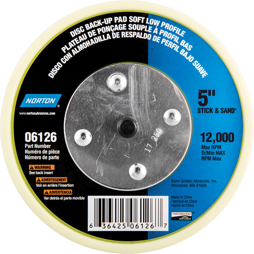 Back Up Pads For PSA & Hook And Loop Paper Discs Ontario Packaging