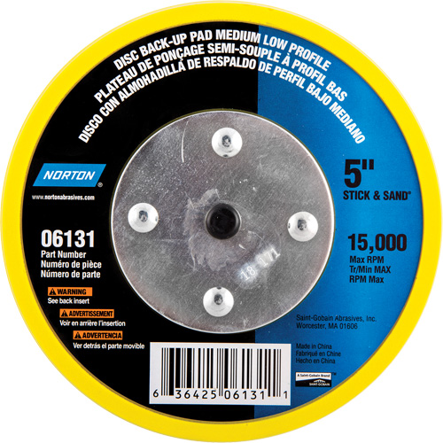 Back Up Pads For PSA & Hook And Loop Paper Discs Ontario Packaging