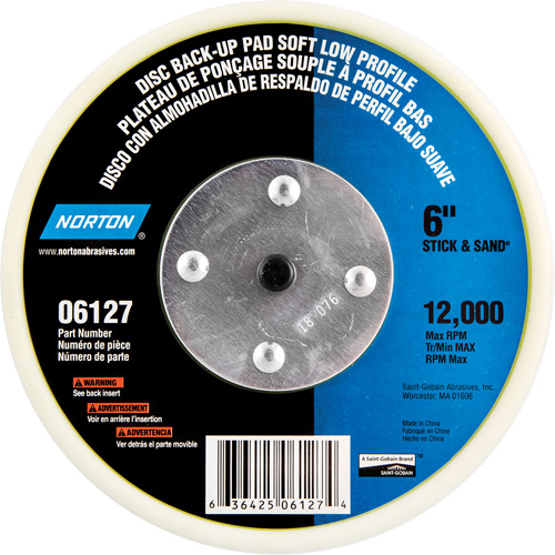 Back Up Pads For PSA & Hook And Loop Paper Discs Ontario Packaging