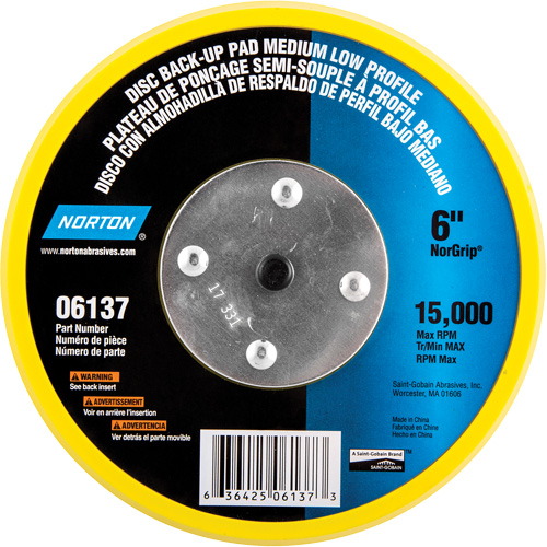 Back Up Pads For PSA & Hook And Loop Paper Discs Ontario Packaging
