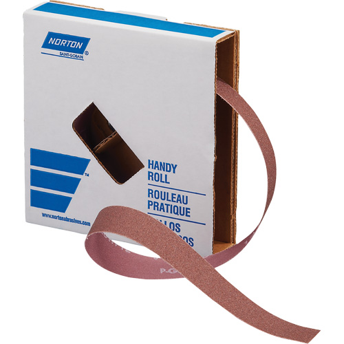 Rouleaux pour l'atelier Metalite K225, Oxyde d'aluminium, 1" la x 150' lo, Grain 40 Ontario Packaging