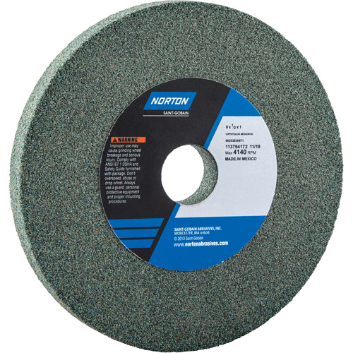 Bench Grinding Wheels - Gemini, 7" x 1", 1" Arbor Ontario Packaging