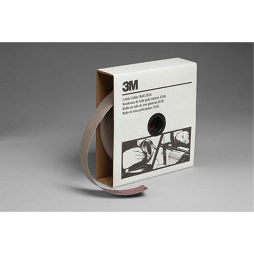 Utility Roll 211K, Aluminum Oxide, 1-1/2" W x 150' L, 220 Grit Ontario Packaging