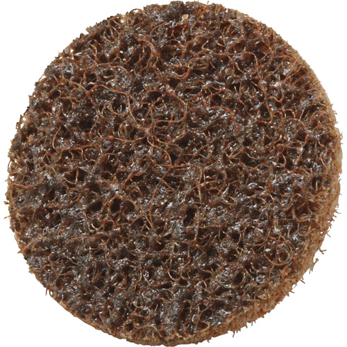 Disque de conditionnement de surface Roloc Scotch-Brite, 1-1/2" dia., Grain Cors&eacute;, Oxyde d'aluminium Ontario Packaging