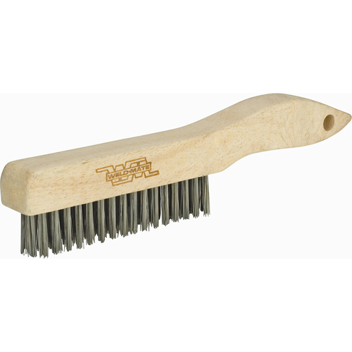 Brosses &agrave; gratter industrielles &agrave; manche en patin, Acier au carbone, 3 x 16 rangs de fils, Longueur 10-1/2" Ontario Packaging