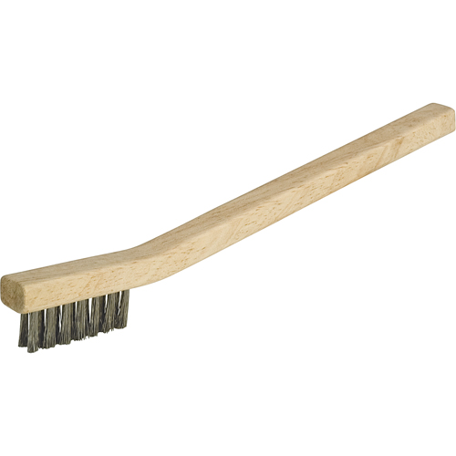 Small Cleaning Industrial-Duty Scratch Brush, Stainless Steel, 3 x 7 Wire Rows, 7-3/4" Long Ontario Packaging