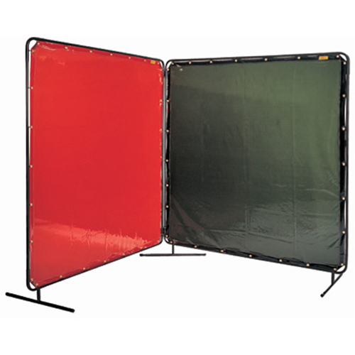 &eacute;cran et cadre pour soudage, Jaune, 6' x 6' Ontario Packaging