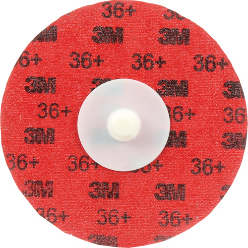 Disque &agrave; d&eacute;ligner durable II Roloc Cubitron, 3" dia., Grain 36+, C&eacute;ramique Ontario Packaging