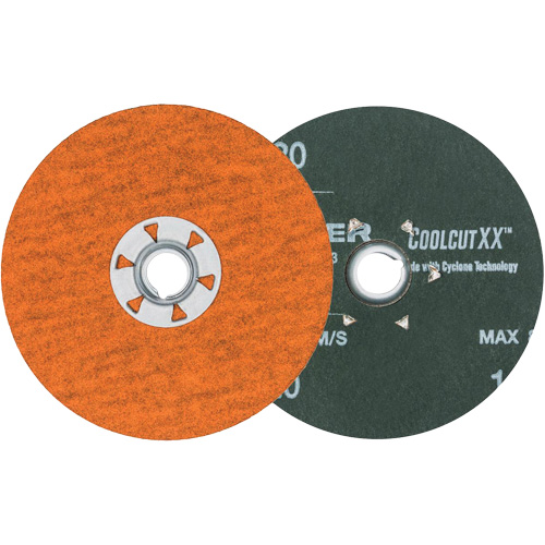 Disque de sablage Coolcut XX, 4-1/2" dia., Grain 120, C&eacute;ramique Ontario Packaging