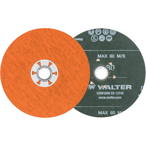 Disque de sablage Coolcut XX, 5" dia., Grain 80, C&eacute;ramique Ontario Packaging