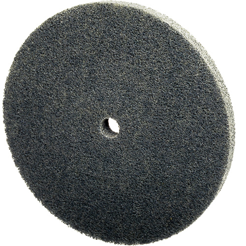 Scotch-Brite EXL Unitized Wheel, 3" x 1/4", 1/4" Arbor, Fine Grit, Silicon Carbide Ontario Packaging
