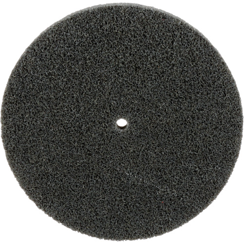 Meule unitaris&eacute;e EXL Scotch-Brite, 5" x 1/2", Arbre de 1/4", Grain de Fin, Carbure de silicium Ontario Packaging