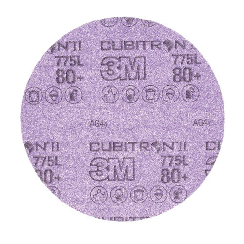 Rouleau de disques abrasifs Cubitron II Stikit, 6" dia., Grain 80+, C&eacute;ramique Ontario Packaging