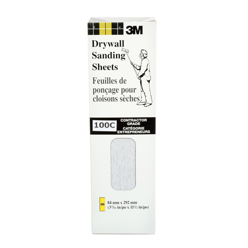 Tri-M-ite Fre-Cut Die -Cut Drywall Sheet, 11-1/4" x 3-5/16", 100 Grit, Silicon Carbide Ontario Packaging