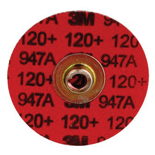 Cubitron II Roloc Durable Edge Disc, 3" Dia., 120+ Grit, Ceramic Ontario Packaging