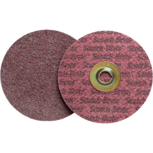 Scotch-Brite Roloc Surface Conditioning Disc, 2" Dia., Medium Grit, Aluminum Oxide Ontario Packaging