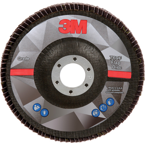 769F Quick Change Flap Disc, 5" x 7/8", Type 29, 40+ Grit, Ceramic Ontario Packaging