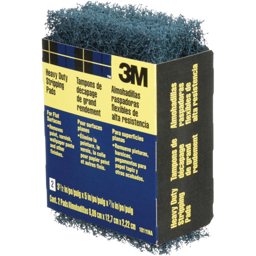 Heavy-Duty Stripping Pads, Aluminum Oxide, 3-1/2" x 5", Coarse Grit Ontario Packaging
