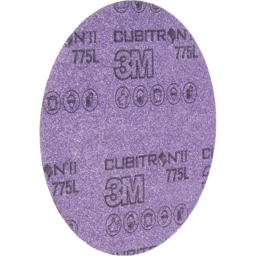 Disque en pellicule s&eacute;rie 775L Cubitron II Hookit, dia 6", Grain 240+, C&eacute;ramique, 3 mils Ontario Packaging