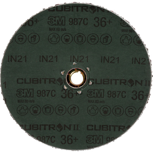 Cubitron II 987C Fibre Disc, Ceramic, 36+, 4-1/2" Dia Ontario Packaging