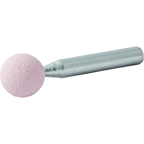 Meule mont&eacute;e vitrifi&eacute;e, B121, Oxyde d'aluminium, 1/2" dia., 1/2" lo, 80 Grain Ontario Packaging