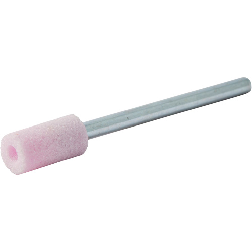 Vitrified Bond Mounted Point, B135, Aluminum Oxide, 1/4" Dia., 1/2" L, 80 Grit Ontario Packaging
