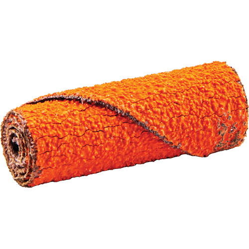 Cartouche de ruban abrasif en rouleau, 60 Grain, 1/2" dia., C&eacute;ramique d'alumine, 1-1/2" lo, 1/8" Dimension de l'arbre Ontario Packaging