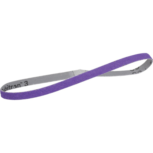 Cubitron 3 Cloth Belt 1184F, 1/2" W x 24" L, Ceramic, 60+ Grit Ontario Packaging