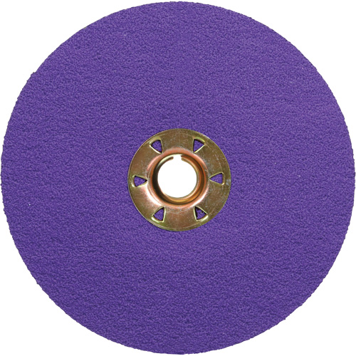 Cubitron 3 Quick-Change Fibre Disc, Ceramic, 80+, 5" Dia Ontario Packaging