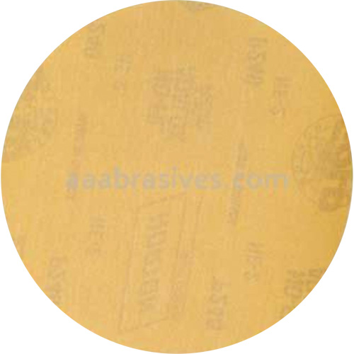 No-Fil Adalox Gold Reserve Hook & Loop Sanding Disc, 5" Dia., P320 Grit, Aluminum Oxide Ontario Packaging
